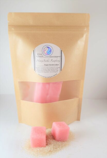 Honeysuckle and Raspberry Sugar Scrub Cubes